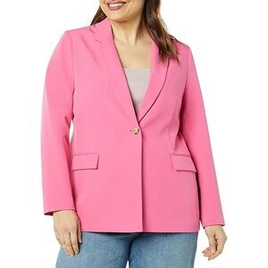 The Drop Blake Long Blazer NWT Sz XL in pink